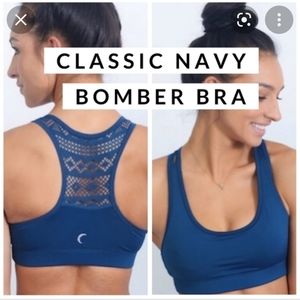 Zyia navy bomber bra